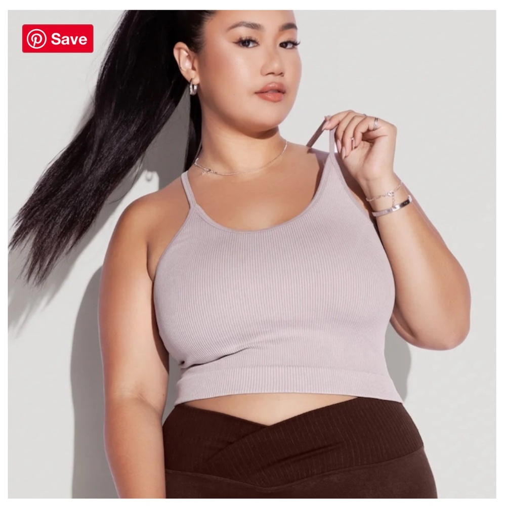POPFLEX What’s the Scoop Seamless Crop Tank - Picture 5 of 13
